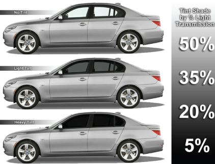auto tinting shades